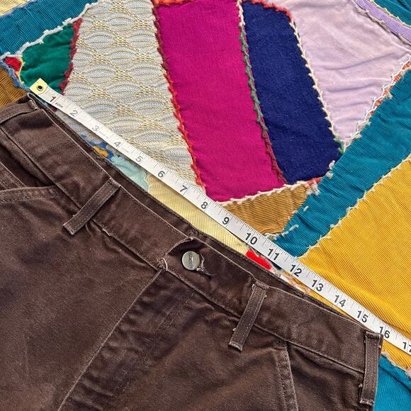 Carhartt Carpenter Brown Workwear Pants 32Wx34L - Picture 7 of 7